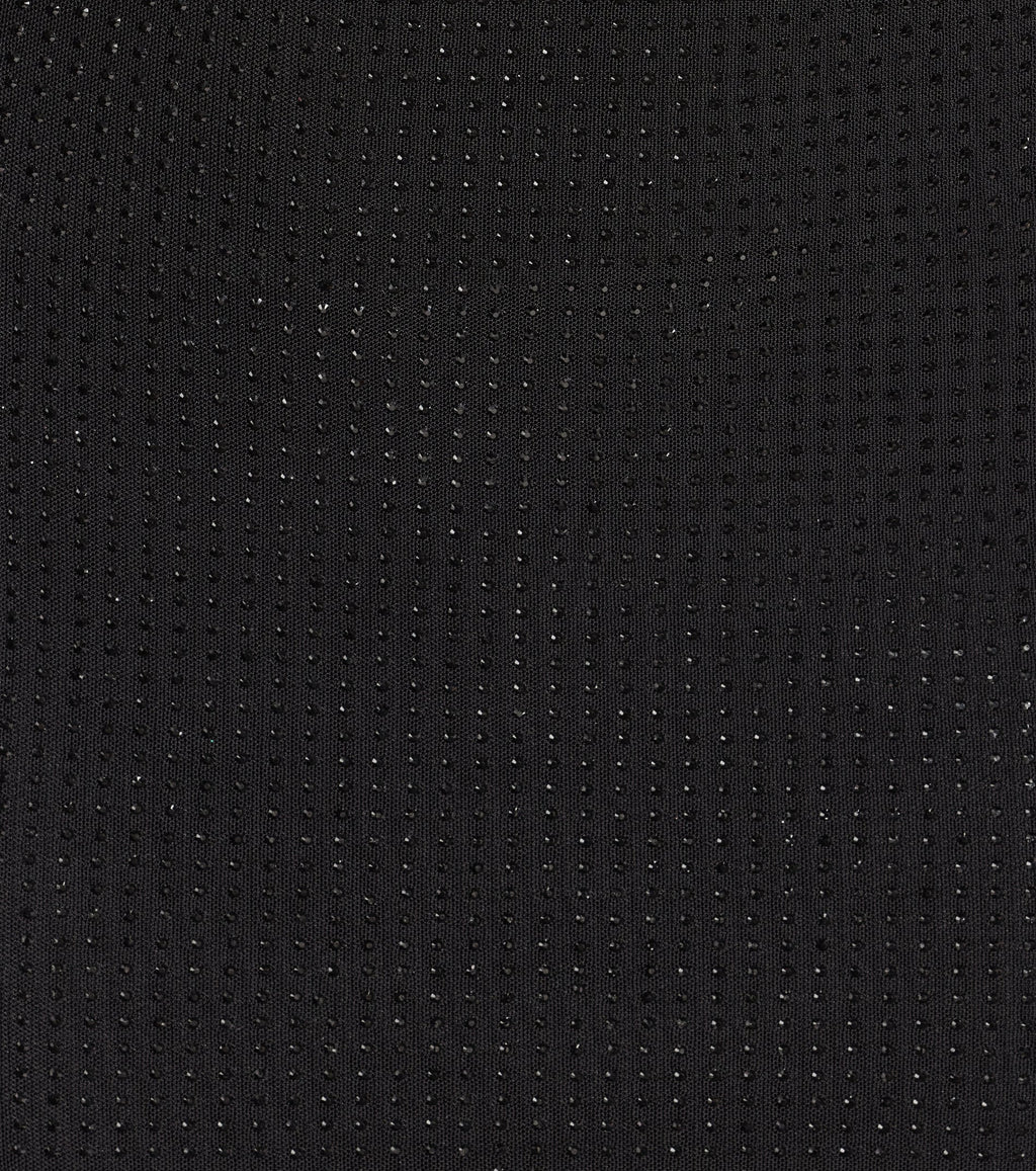 Karissa Long Sleeve Open Back Rhinestone Mini Dress